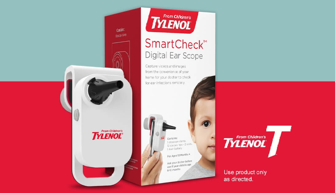 Tylenol SmartCheck Digital Ear Scope product package