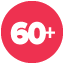 60 plus icon