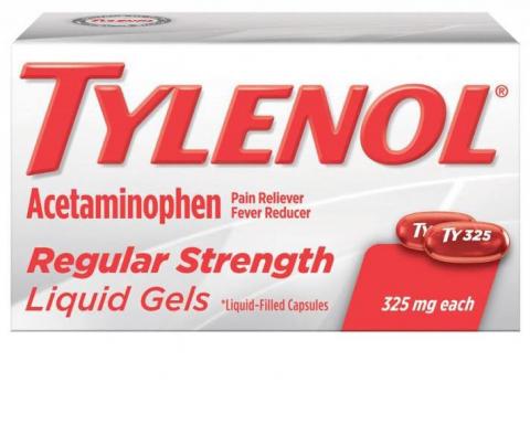 TYLENOL® Regular Strength Liquid Gels (Comprimidos de gel líquido)