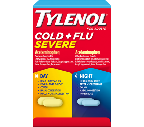 TYLENOL® Cold and Flu Severe for Day and Night