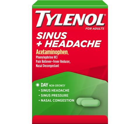 TYLENOL® Sinus + Headache Daytime Caplets (Comprimidos)