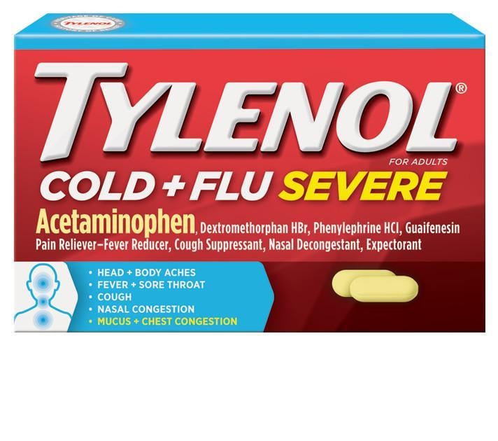Tylenol Cold And Flu Severe Dosage Chart