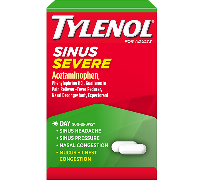 TYLENOL® Sinus Severe Daytime Caplets (Comprimidos)