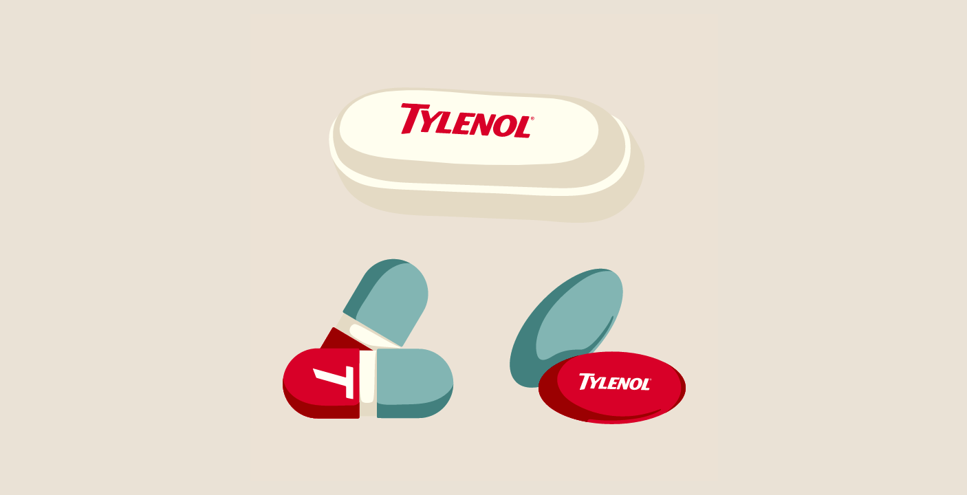 Tylenol® medicine tablets, gel caps, and liquid gels