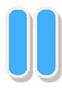 Pastillas azules que representan la forma del producto TYLENOL® PM Extra Strength Caplets (Comprimidos)