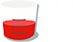 Purple medicine cup representing product form of Tylenol® liquid medicine