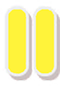 Pastillas amarillas que representan la forma del producto del medicamento Tylenol Cold + Flu Severe Daytime